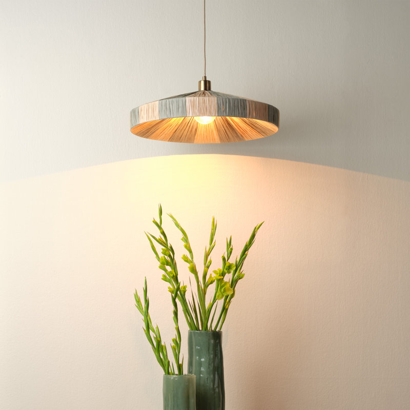 Parasol 1-Light Small Pendant, Green, Green