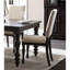 Table et chaises rembourrées Brown-1524636553