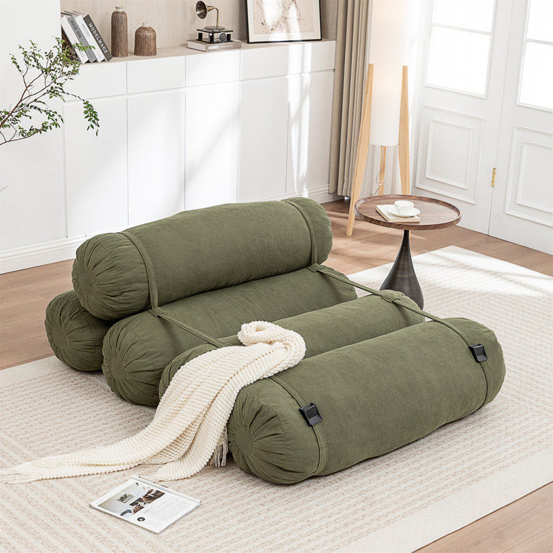 Adjustable Floor Sofa, Green