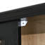 Vitrine 73,25 po H avec rangement