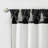 Twist Tab Lined Window Curtain Panel Black 50X84"-1705647923-1705647926