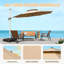 Khamaria 115.75 '' Cantilever Umbrella-1245883899