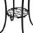 Patio Side Table With Shelf