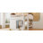 Loft Bed with Storage Cabinet,Wardrobe and LED-1852917030-1852917024