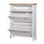 Foote 10 Pair Shoe Storage Cabinet