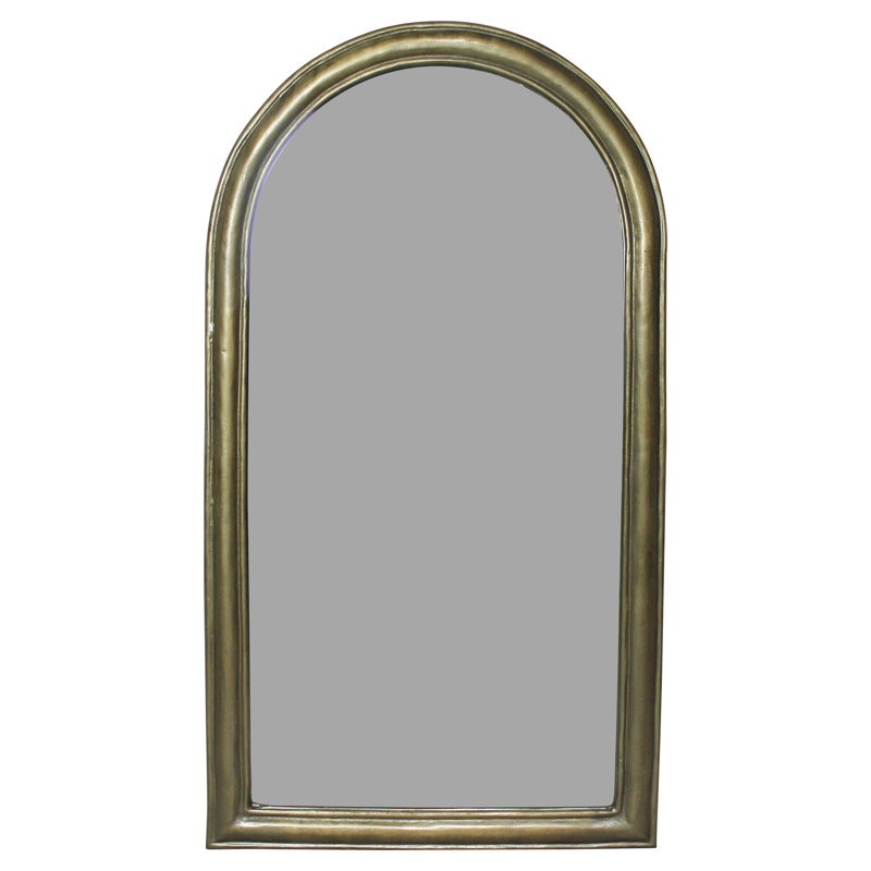 Arched Mirror, Brass