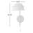 Mirena Steel Wallchiere
