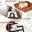 72" Modern Cat Tree Tower - Multi-Level Condo with Sisal Scratching Board, Cozy Caves, Extra Large Perch & Washable Pads