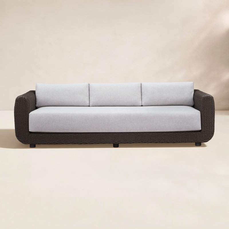 Westwick Outdoor Sofa, Dark Brown