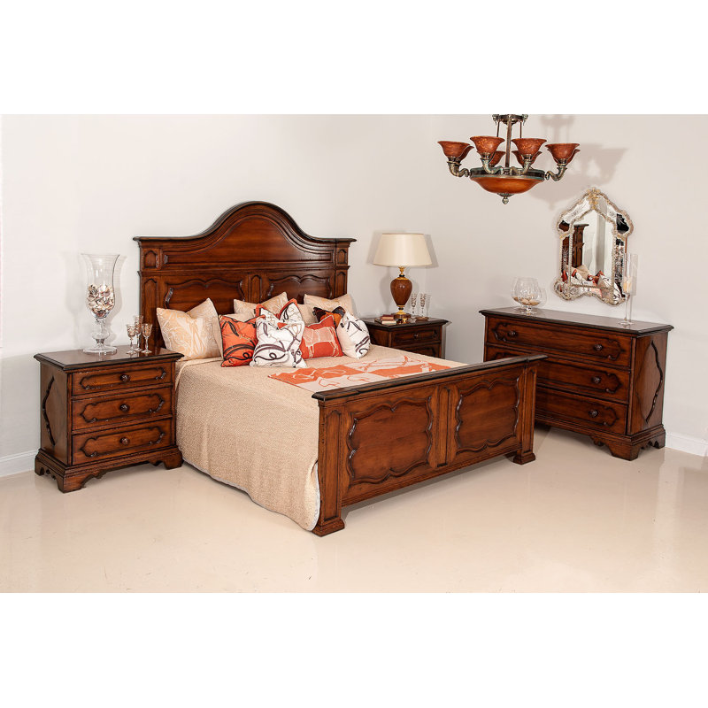 Solid Wood Standard Bed