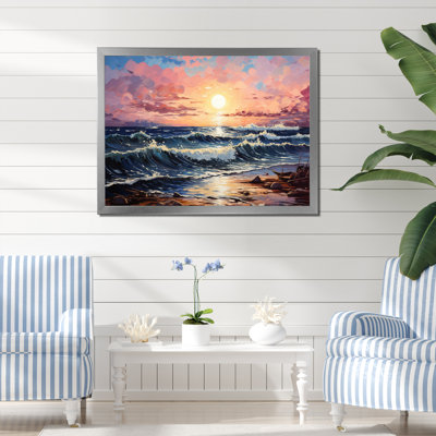 " Beach Symphony Pointillism "