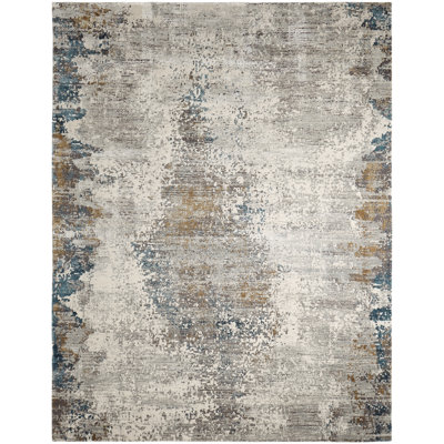 Area Rug in Gray
