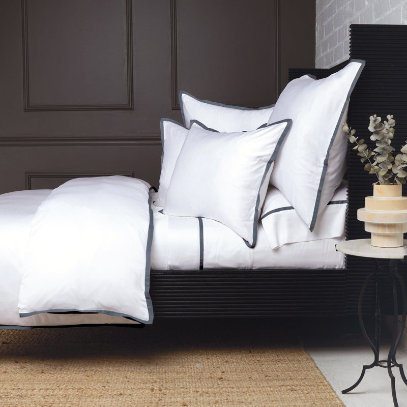 Langston Sateen Pillow Sham, Midnight
