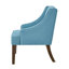 Confortables chaises d'appoint en bois rembourrées en lin pour la maison