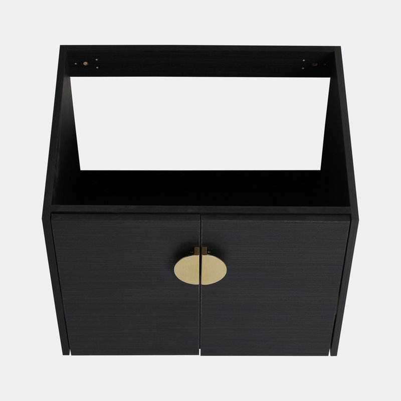 Ensemble de meuble-lavabo simple mural 23,80 po avec plateau WUENDY
