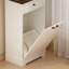 Armoire à poubelle inclinable avec tiroir et rangement de 10 gallons