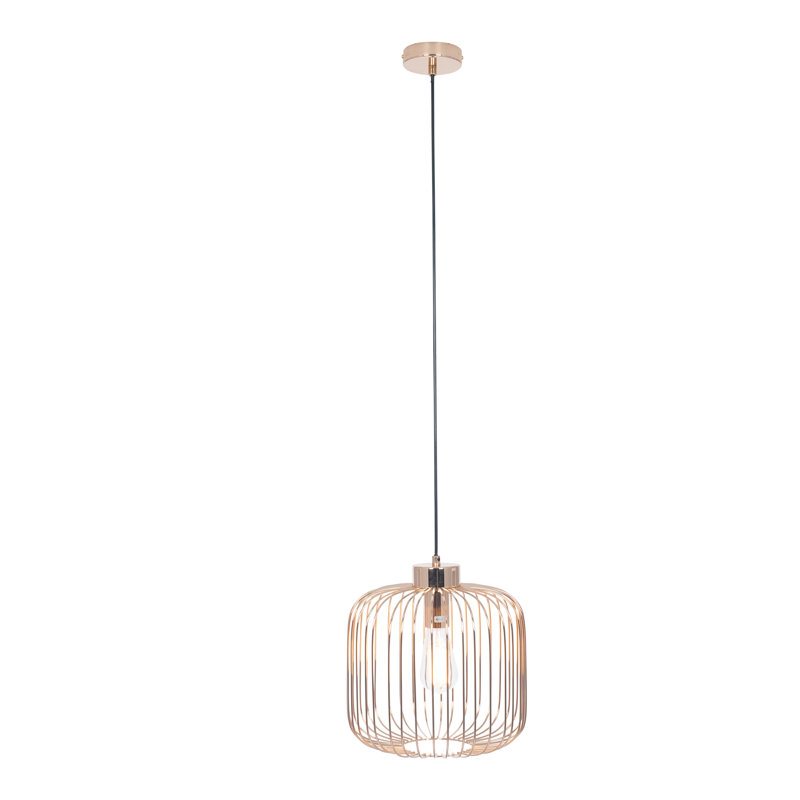 Reposa 1 - Light Gold Lantern Pendant