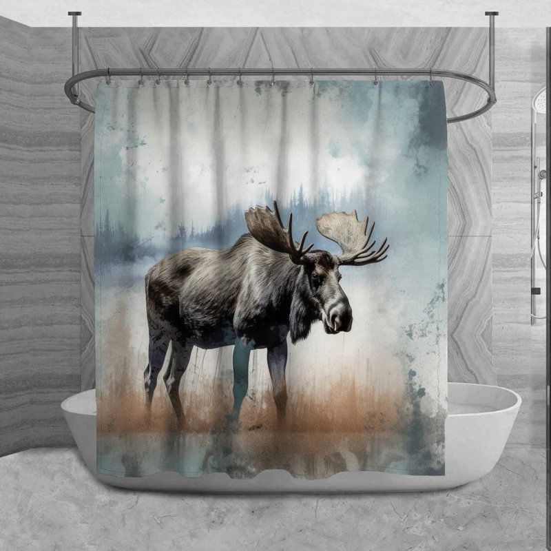 Rideau de douche Ribbs, H 93 po x l 70 po x P 6 po