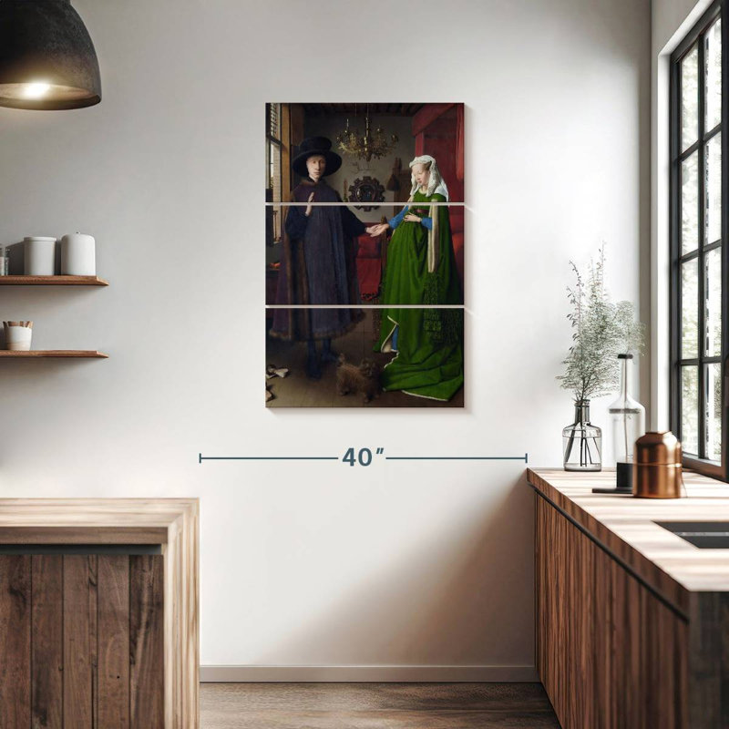 Leisha, le portrait d'Arnolfini, H 38 po x l 24 po