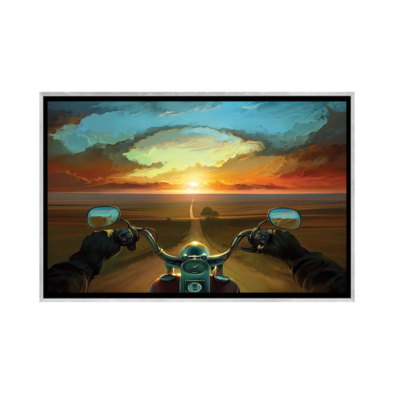 «Land of the Winds» par Artem Rhads Chebokha - impression d'art graphique, H 18 po x l 26 po x P 1,5 po