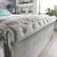 Chesterfield Ottoman Storage Bed in Grey Velvet with Pocket+ Mattress-59794337