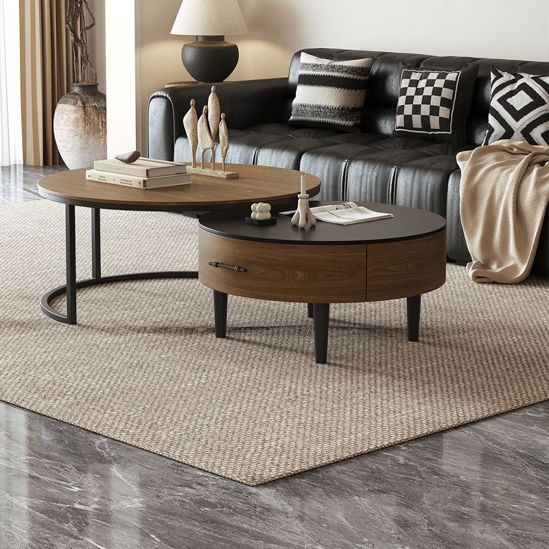 Modern Round Coffee Table Set