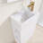 18.6'' Freestanding Single Sink Bathroom Vanity with Ceramic Top-1043861880
