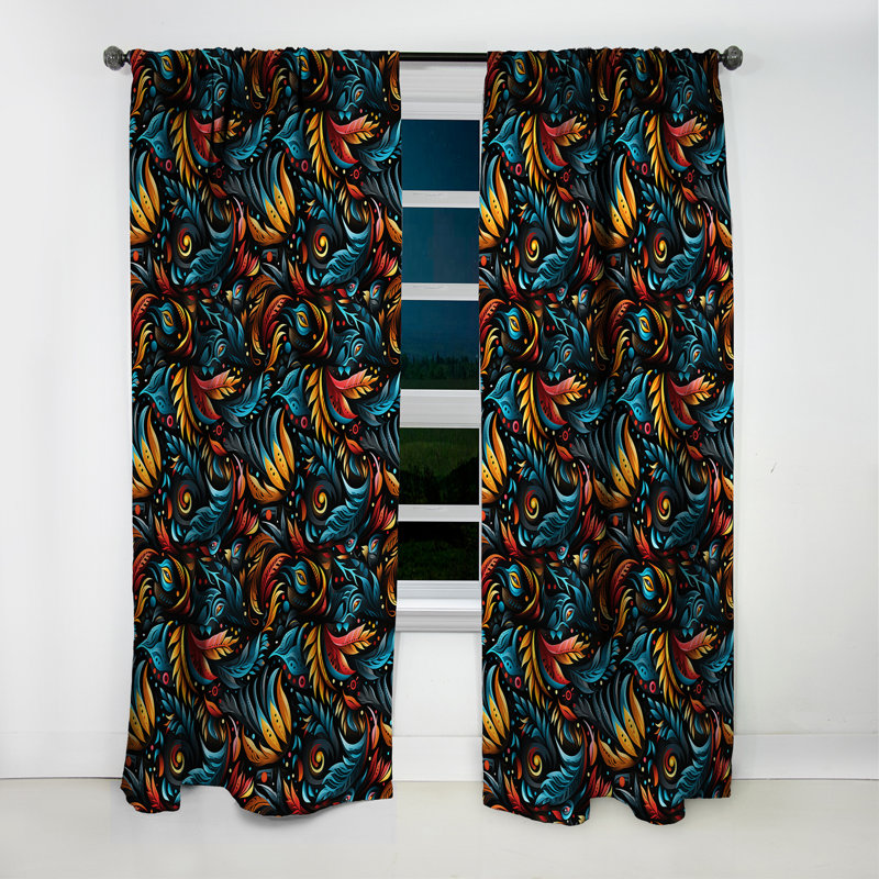 Motif bohémien de style tribal bohème Boho, L 52 po x L 95 po