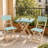 3-piece Acacia Wood Patio Outdoor Bistro Set