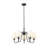 Sujal 5 - Light Steel Dimmable Classic / Traditional Chandelier-1452589991