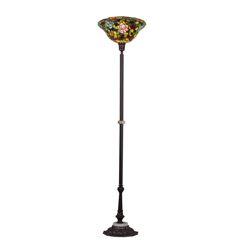 Meyda Tiffany & Stained Glass Torchiere Floor Lamp