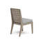 Chaise de salle à manger d'extérieur sans accoudoirs Ojai, ensemble de 2
