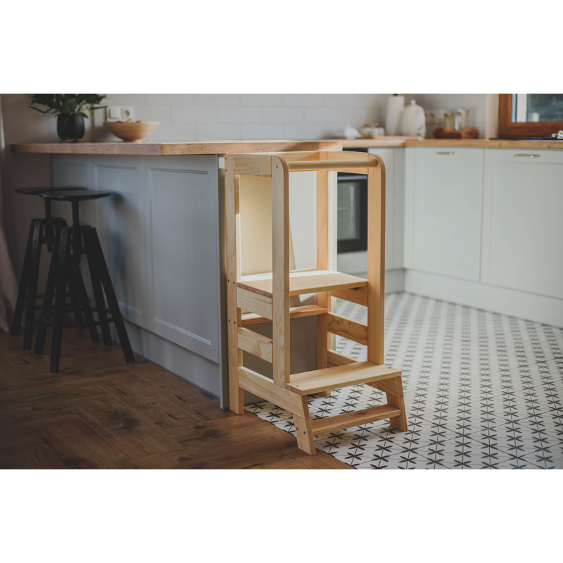 Lorelei Natural Wood 2 - Step Stool