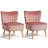 Tisdale Velvet Slipper Chair-2106513864