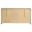 Commode et commode blanches ultrabrillantes