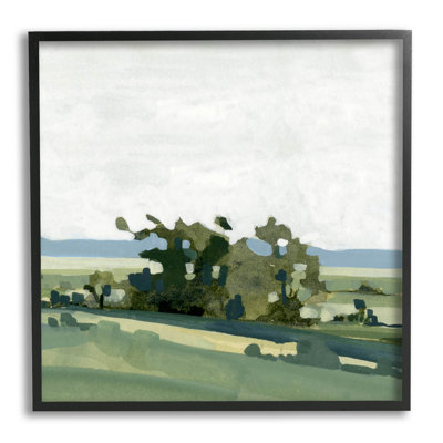 Abstrait campagne abstraite, giclée par Emma Caroline