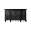Buffet rétro en bois massif noir