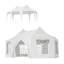 Tente de mariage robuste en acier-98375140