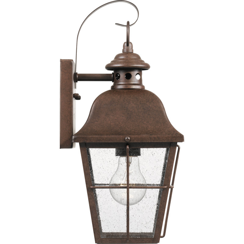 Merton Steel Wall Light, Copper Bronze