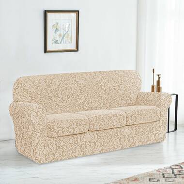  Fuloon Faux Leather Couch Cushion Slipcover