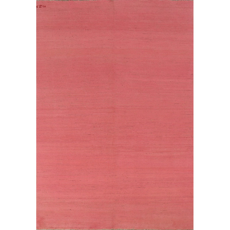 Tapis rose clair Gabbeh 6 x 8