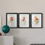Lin géranium - ensemble de 3 reproductions de cadres photo-941215759-941215762