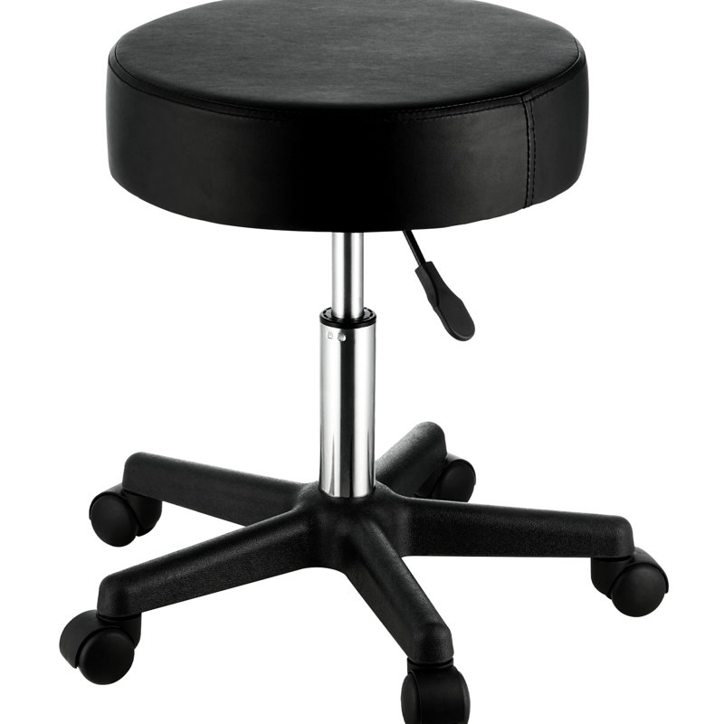 Tabourets roulants pivotants avec roulettes Coussin ultra-épais à hauteur réglable de 400 lb pour bar médical Tatoo