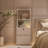 Modern Night Stand with Bookshelf-109324385