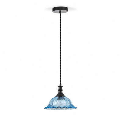 Matte Black Vintage Chandelier