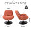 Upholstered Swivel Accent Chair-1921957025