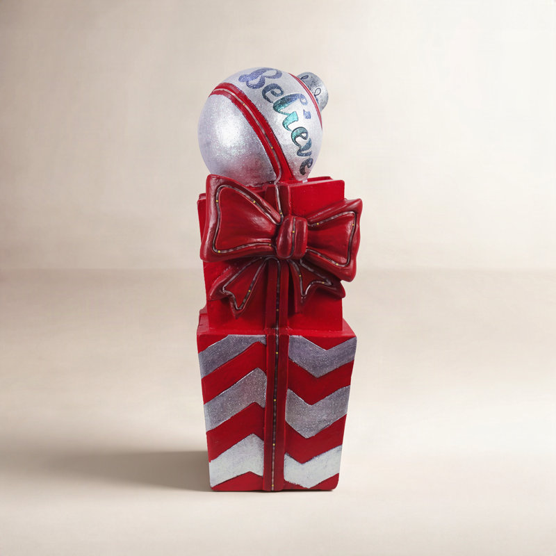 Figurine Merry Christmas, H 35 po x l 15 po x P 15 po