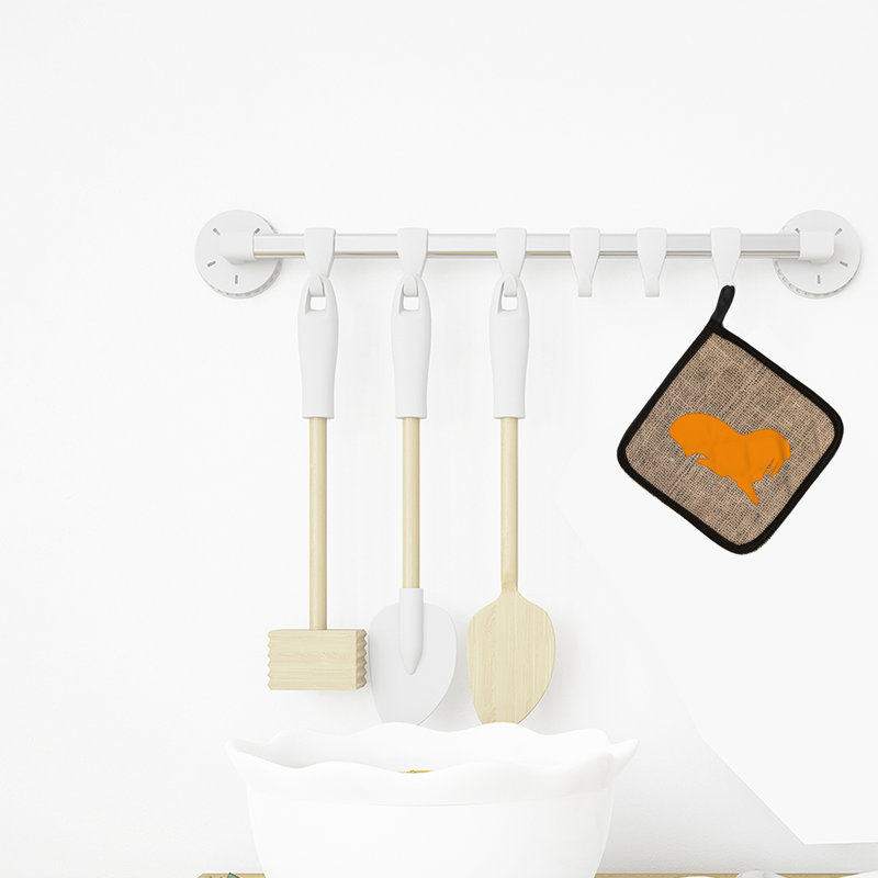Cuisinier poignée caroline trésors Walrus, Brun / Orange