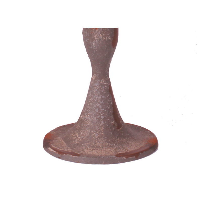 Nostalgia 15'' H Metal Tabletop Candlestick