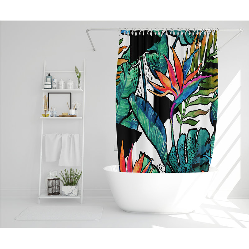 Elivia Polyester Shower Curtain